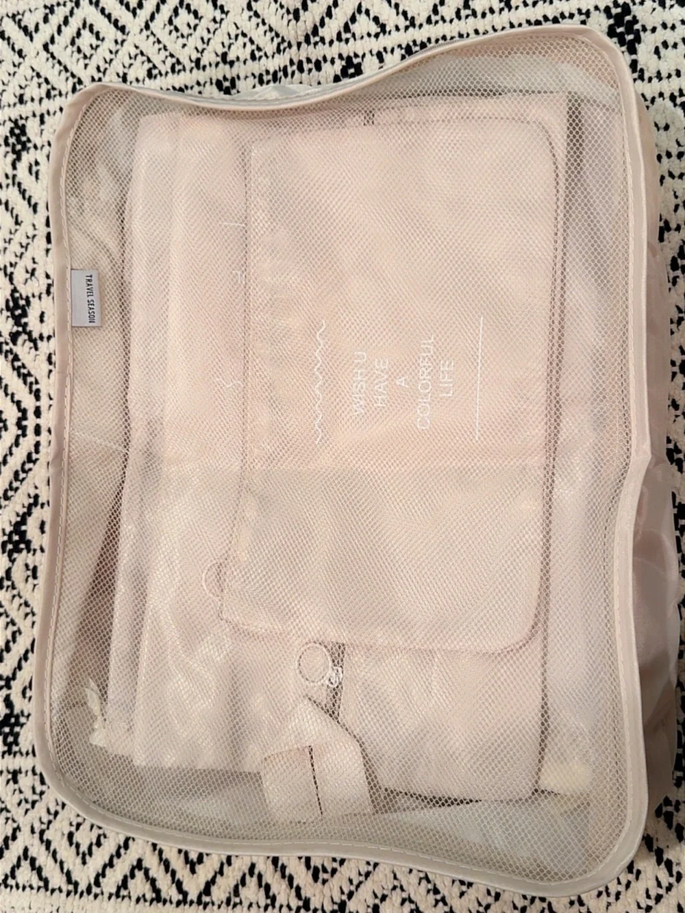Wish Cream Travel Packing Cube & Organizer Set - 8 Pieces